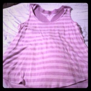 Lavender tank with cute back